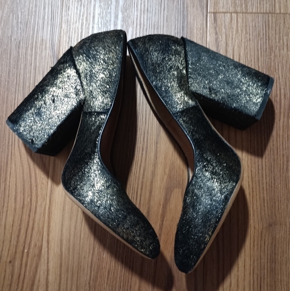 Dries Van Noten Pony Style Calfskin Black Heel Pumps - Picture 4 of 15